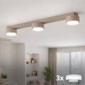 Brilagi - Spot LED RGB+CCT dimmable MONO 3xGX53/14W/230V 2700-6500K Wi-Fi Tuya beige