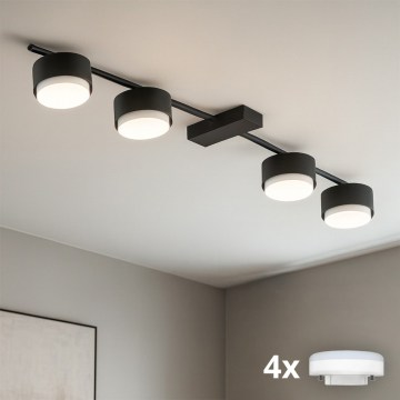 Brilagi - Spot LED RGB+CCT dimmable MONO 4xGX53/14W/230V 2700-6500K Wi-Fi Tuya noir