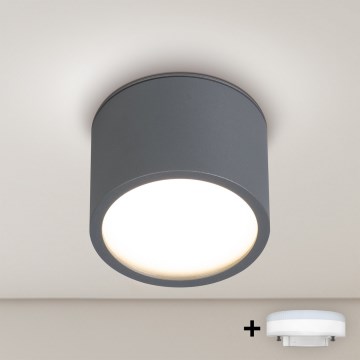 BRILAGI - Spot LED RGB+CCT dimmable pour salle de bains SMOOTH1xGX53/14W/230V 60x82 mm 2700-6500K Wi-Fi Tuya anthracite IP54