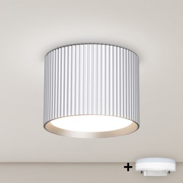 Brilagi - Spot LED RGB+CCT dimmable STRIPY 1xGX53/14W/230V 2700-6500K Wi-Fi Tuya argenté