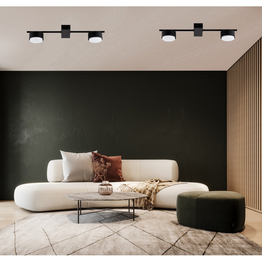 Brilagi - Spot LED RGB+CCT dimmable MONO 2xGX53/14W/230V 2700-6500K Wi-Fi Tuya noir