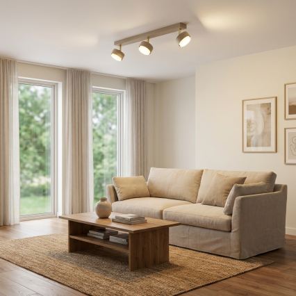 Brilagi - LED RGB+CCT Spot dimmable MONO 3xGX53/14W/230V 2700-6500K Wi-Fi Tuya beige