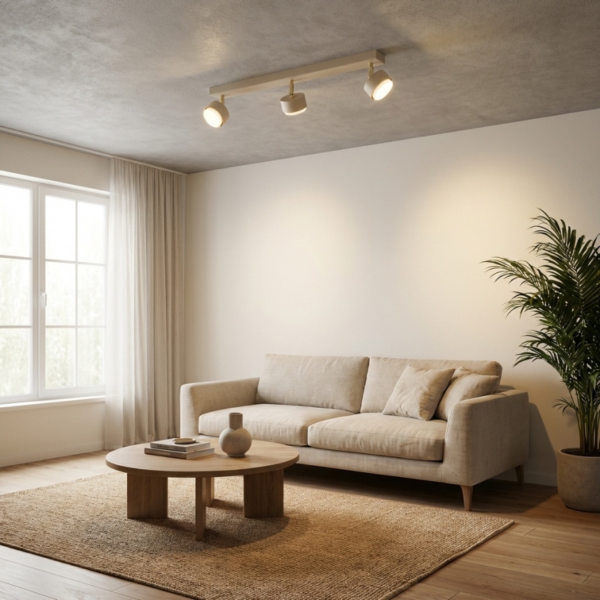 Brilagi - LED RGB+CCT Spot dimmable MONO 3xGX53/14W/230V 2700-6500K Wi-Fi Tuya beige