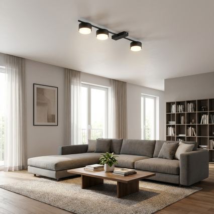 Brilagi - Spot LED RGB+CCT dimmable MONO 3xGX53/14W/230V 2700-6500K Wi-Fi Tuya noir