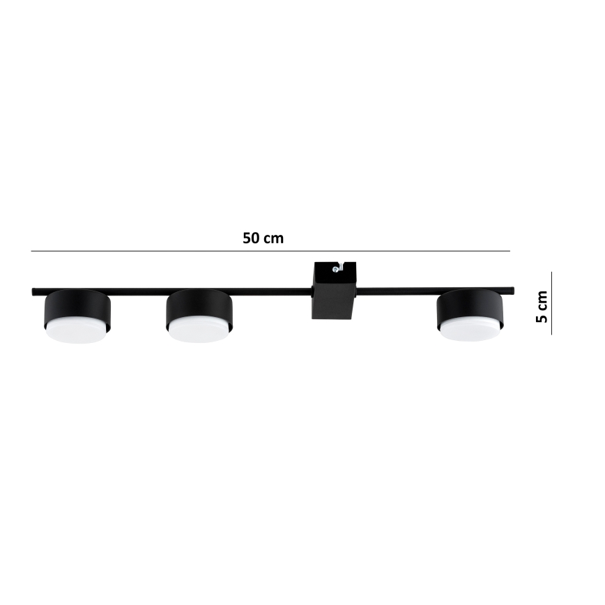 Brilagi - Spot LED RGB+CCT dimmable MONO 3xGX53/14W/230V 2700-6500K Wi-Fi Tuya noir