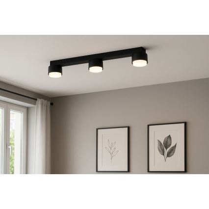 Brilagi - Spot LED RGB+CCT dimmable MONO 3xGX53/14W/230V 2700-6500K Wi-Fi Tuya noir