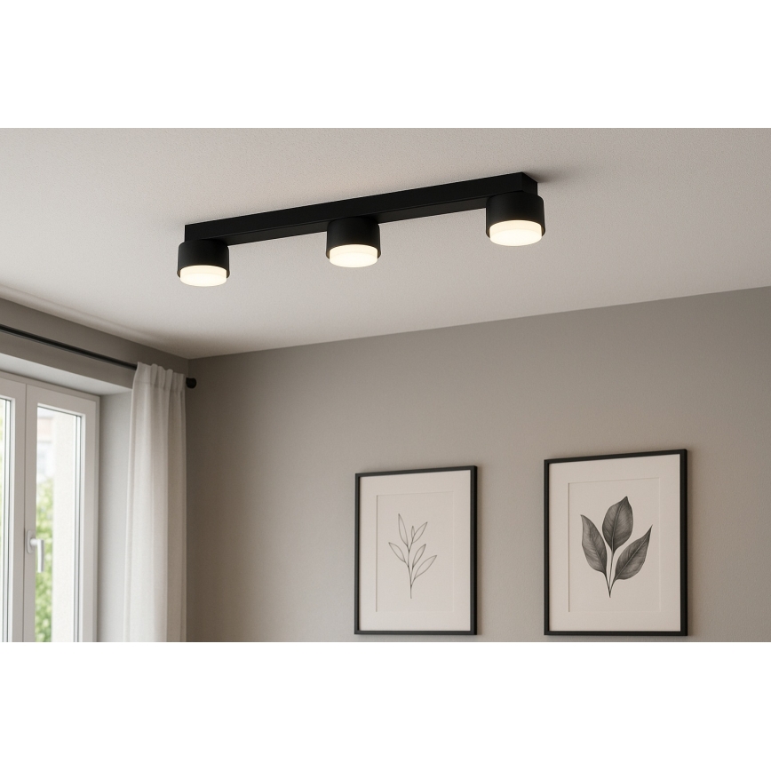 Brilagi - Spot LED RGB+CCT dimmable MONO 3xGX53/14W/230V 2700-6500K Wi-Fi Tuya noir