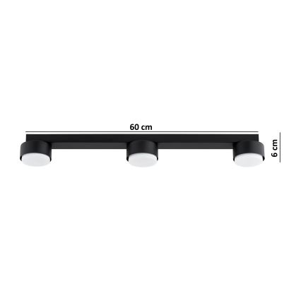Brilagi - Spot LED RGB+CCT dimmable MONO 3xGX53/14W/230V 2700-6500K Wi-Fi Tuya noir