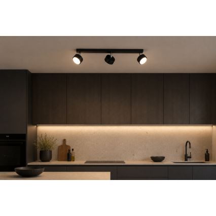 Brilagi - Spot LED RGB+CCT dimmable MONO 3xGX53/14W/230V 2700-6500K Wi-Fi Tuya noir