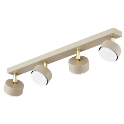 Brilagi - Spot LED RGB+CCT à intensité variable MONO 4xGX53/14W/230V 2700–6500K Wi‑Fi Tuya beige