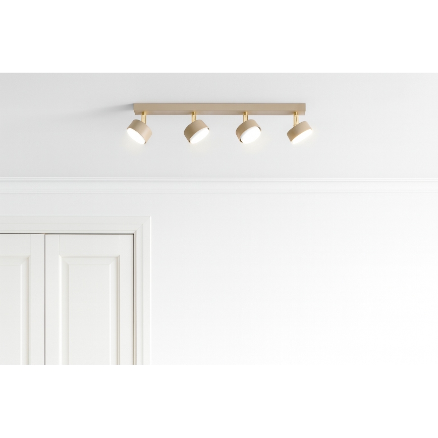Brilagi - Spot LED RGB+CCT à intensité variable MONO 4xGX53/14W/230V 2700–6500K Wi‑Fi Tuya beige