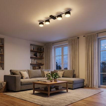 Brilagi - Spot LED RGB+CCT dimmable MONO 4xGX53/14W/230V 2700-6500K Wi-Fi Tuya noir