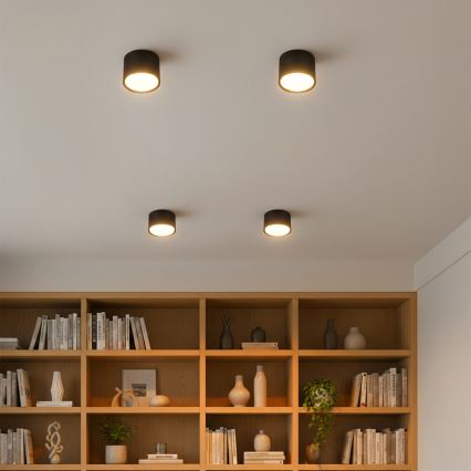 BRILAGI - Spot LED RGB+CCT dimmable SMOOTH 1xGX53/14W/230V 60x82 mm 2700-6500K Wi-Fi Tuya noir