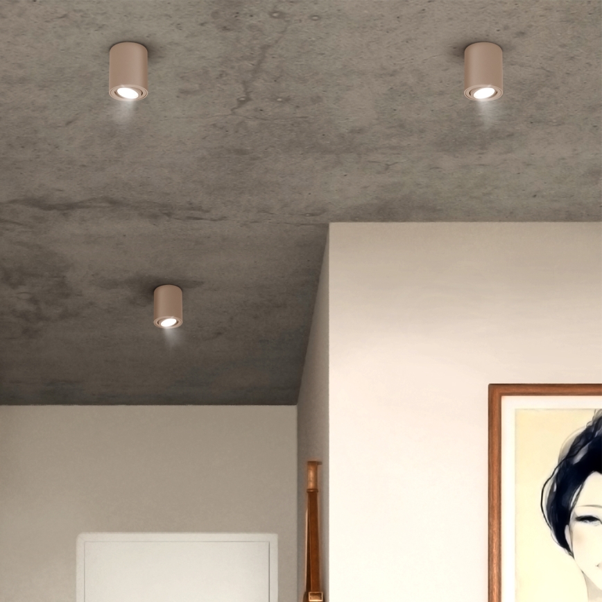 Brilagi - Spot LED RGBW dimmable MIA 1xGU10/30W/230V 2700-6500K Wi-Fi 100x80 mm beige