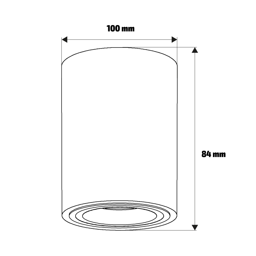 Brilagi - Spot LED RGBW dimmable MIA 1xGU10/4,8W/230V 3000K 100x80 mm beige + télécommande