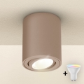 Brilagi - Spot LED RGBW dimmable MIA 1xGU10/4,8W/230V 3000K 100x80 mm beige