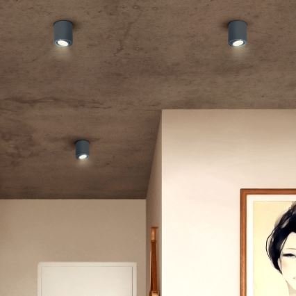 Brilagi - Spot encastrable LED RGBW dimmable MIA 1xGU10/6W/230V 3000K 84x80 mm anthracite + télécommande