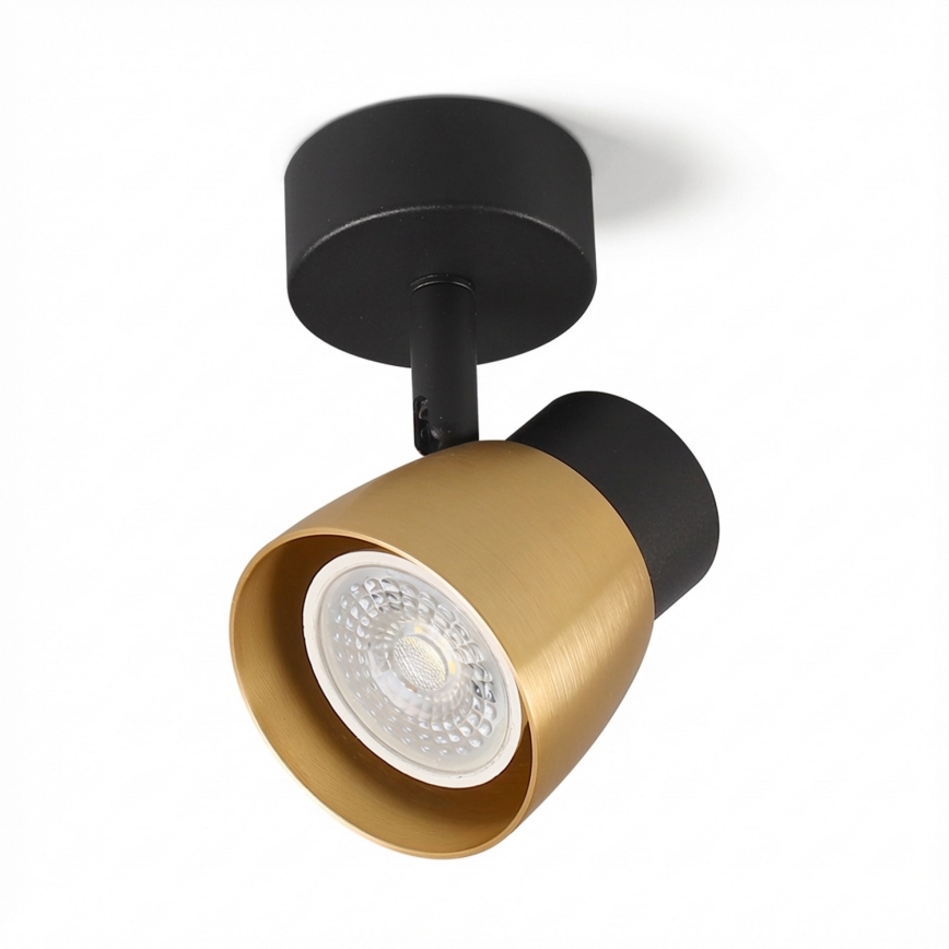 Brilagi - Spot LED RGBW dimmable NUGGET 1xGU10/4,8W/230V noir/doré