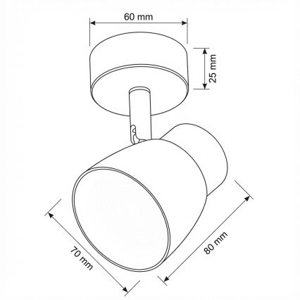 Brilagi - Spot LED RGBW dimmable NUGGET 1xGU10/6W/230V noir/doré