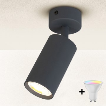 Brilagi - Spot LED RGBW dimmable SELE 1xGU10/4,8W/230V 3000K anthracite + télécommande