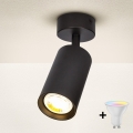 Brilagi - Spot LED RGBW dimmable SELE 1xGU10/4,8W/230V 3000K noir + télécommande