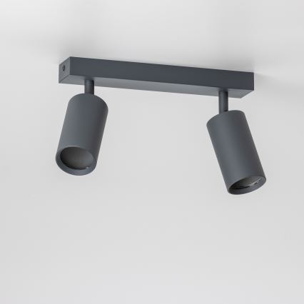 Brilagi - Spot LED RGBW dimmable SELE 2xGU10/4,8W/230V 3000K anthracite + télécommande