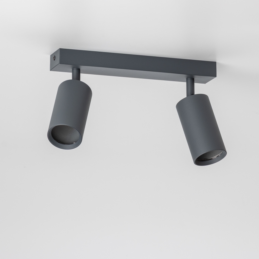 Brilagi - Spot LED RGBW dimmable SELE 2xGU10/4,8W/230V 3000K anthracite + télécommande