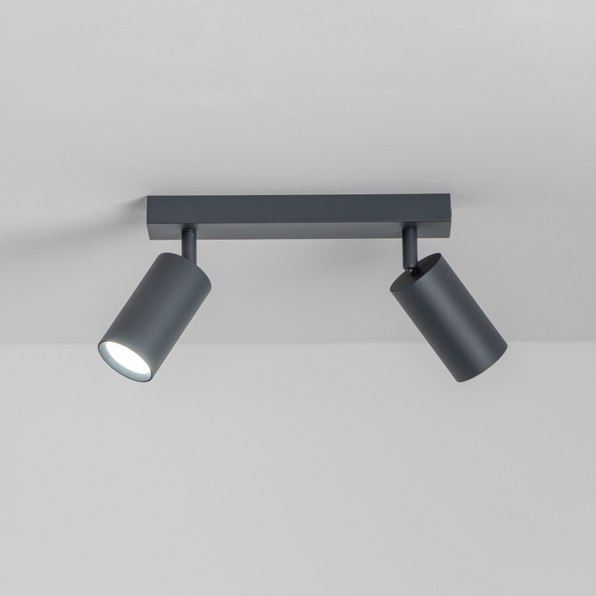 Brilagi - Spot LED RGBW dimmable SELE 2xGU10/4,8W/230V 3000K anthracite + télécommande
