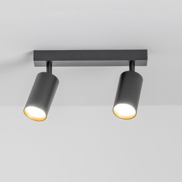 Brilagi - Spot LED RGBW dimmable SELE 2xGU10/6,5W/230V 2700-6500K noir/doré