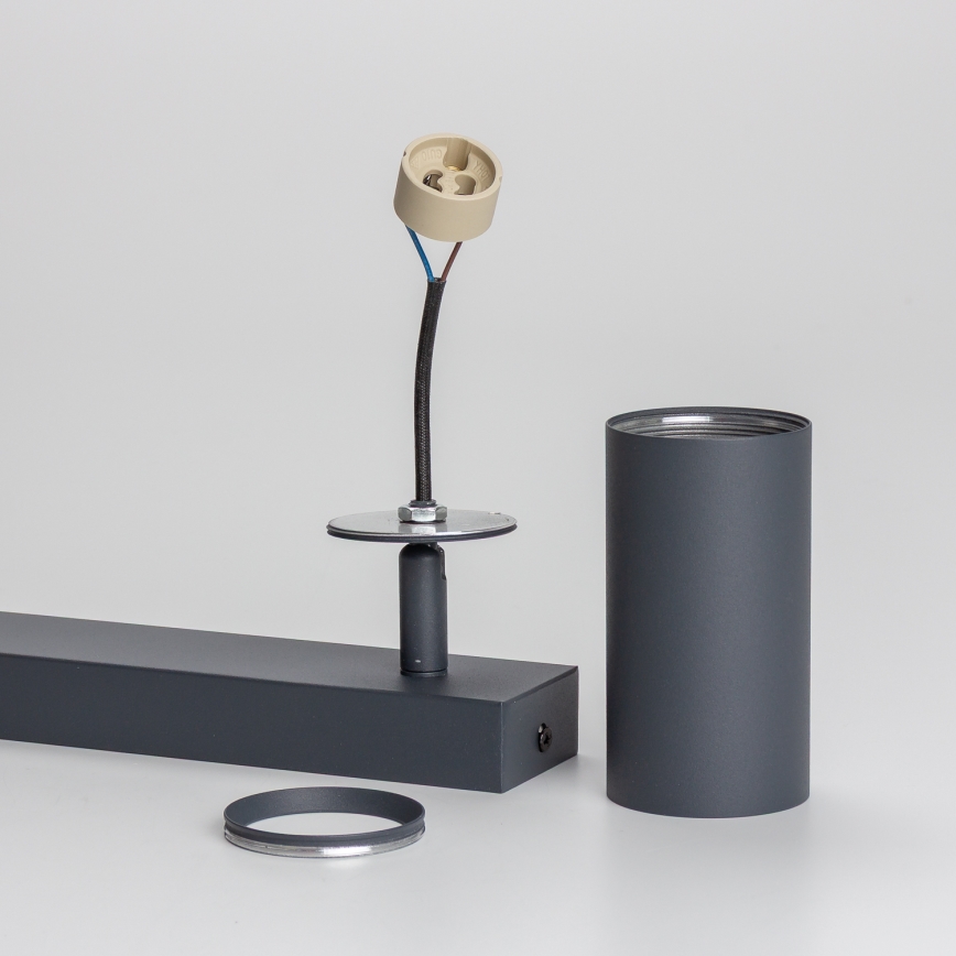 Brilagi - Spot LED RGBW dimmable SELE 2xGU10/6W/230V 3000K anthracite + télécommande