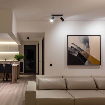 Brilagi - Spot LED RGBW dimmable SELE 2xGU10/6W/230V 3000K noir + télécommande