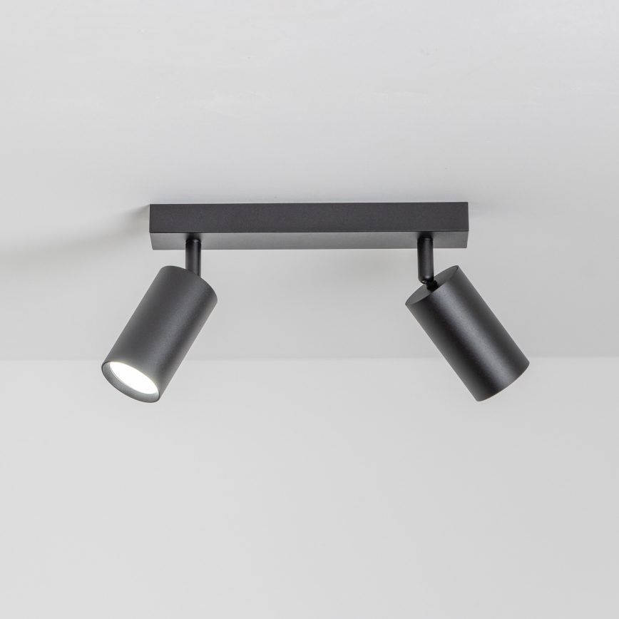 Brilagi - Spot LED RGBW dimmable SELE 2xGU10/6W/230V 3000K noir + télécommande