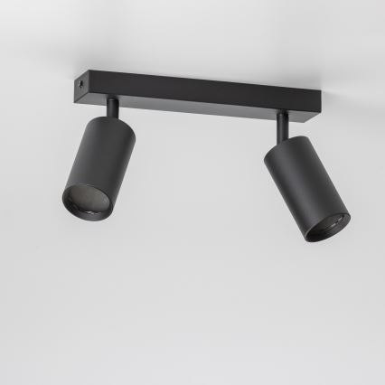 Brilagi - Spot LED RGBW dimmable SELE 2xGU10/6W/230V 3000K noir + télécommande