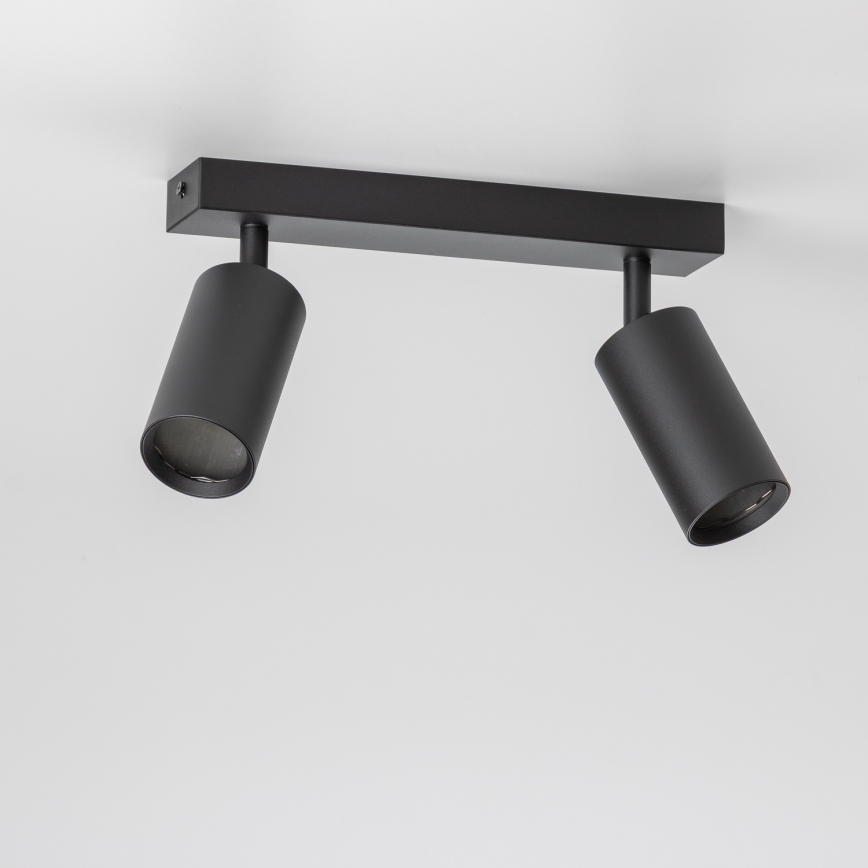 Brilagi - Spot LED RGBW dimmable SELE 2xGU10/6W/230V 3000K noir + télécommande