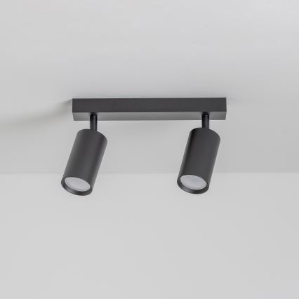 Brilagi - Spot LED RGBW dimmable SELE 2xGU10/6W/230V 3000K noir + télécommande