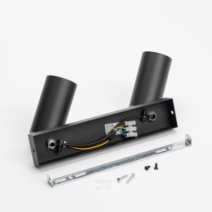 Brilagi - Spot LED RGBW dimmable SELE 2xGU10/6W/230V 3000K noir + télécommande