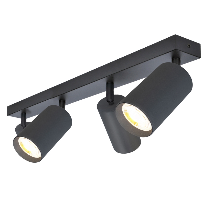 Brilagi - Spot LED RGBW à intensité réglable SELE 4x GU10/4,8W/230V 3000K anthracite + télécommande