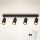 Brilagi - Spot LED RGBW dimmable SELE 4xGU10/6W/230V 3000K noir/doré + télécommande