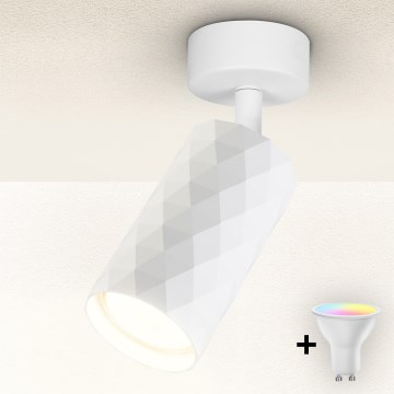 Brilagi - Spot LED RGBW dimmable SELE DIAMANT 1xGU10/6,5W/230V 2700-6500K Wi-Fi blanc