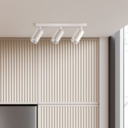 Brilagi - Spot LED RGBW dimmable SELE DIAMANT 3xGU10/6W/230V 3000K Wi-Fi blanc