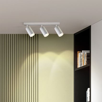 Brilagi - Spot LED RGBW dimmable SELE DIAMANT 3xGU10/6W/230V 3000K Wi-Fi blanc