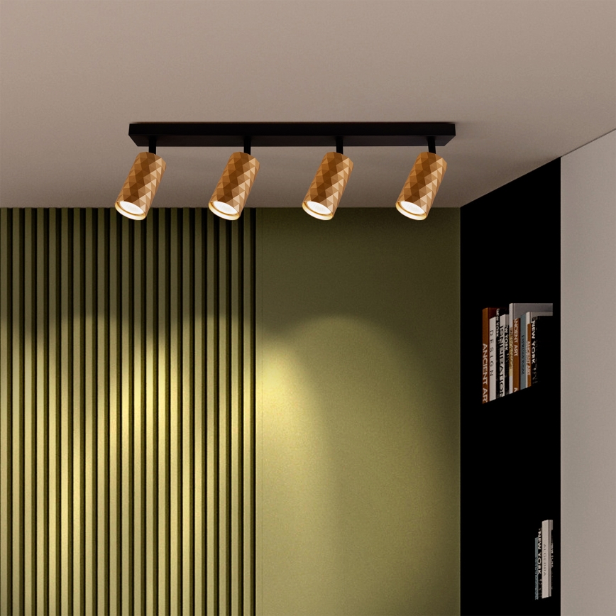 Brilagi - Spot LED RGBW dimmable SELE DIAMANT 4xGU10/6,5W/230V 2700-6500K Wi-Fi doré