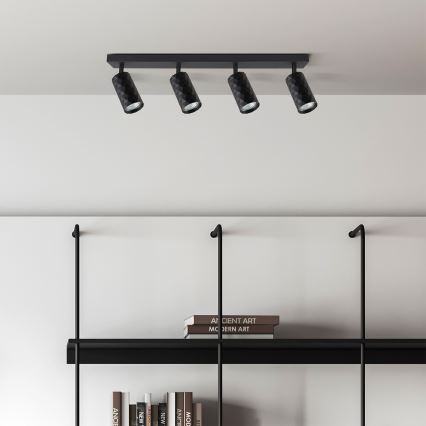 Brilagi - Spot LED RGBW à intensité variable SELE DIAMANT 4xGU10/6,5W/230V 2700-6500K Wi-Fi noir