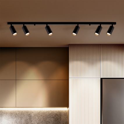 Brilagi - LED RGBW spot dimmable SELE DIAMANT 6xGU10/6,5W/230V 2700-6500K Wi-Fi noir