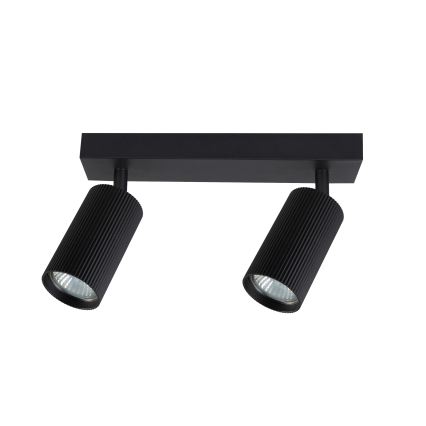 Brilagi - Spot LED RGBW dimmable SELE MODERN 2xGU10/4,8W/230V 3000K noir + télécommande