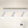 Brilagi - Spot LED RGBW dimmable SELE MODERN 3xGU10/6W/230V 3000K blanc + télécommande