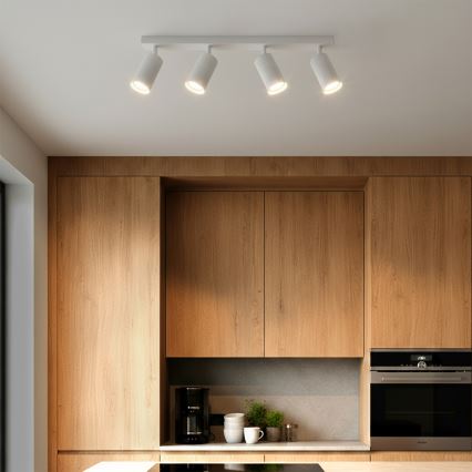 Brilagi - Spot LED RGBW dimmable SELE MODERN 4xGU10/4,8W/230V 3000K blanc + télécommande