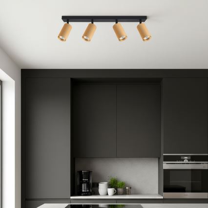 Brilagi - Spot LED RGBW dimmable SELE MODERN 4xGU10/4,8W/230V 3000K doré + télécommande