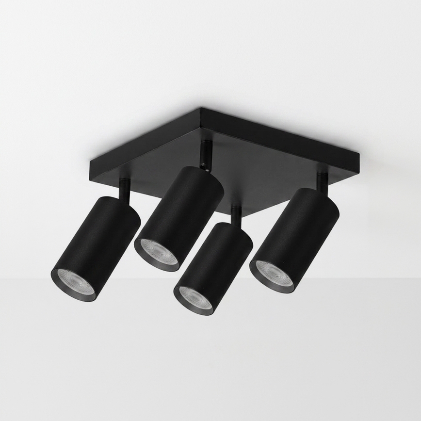 BRILAGI - LED RGBW Spot dimmable SELE SQUARE 4xGU10/6,5W/230V 2700-6500K noir
