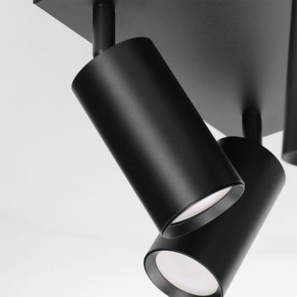 BRILAGI - LED RGBW Spot dimmable SELE SQUARE 4xGU10/6,5W/230V 2700-6500K noir